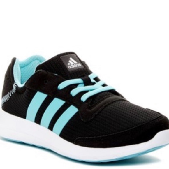 adidas Shoes - Black and teal adidas shoes